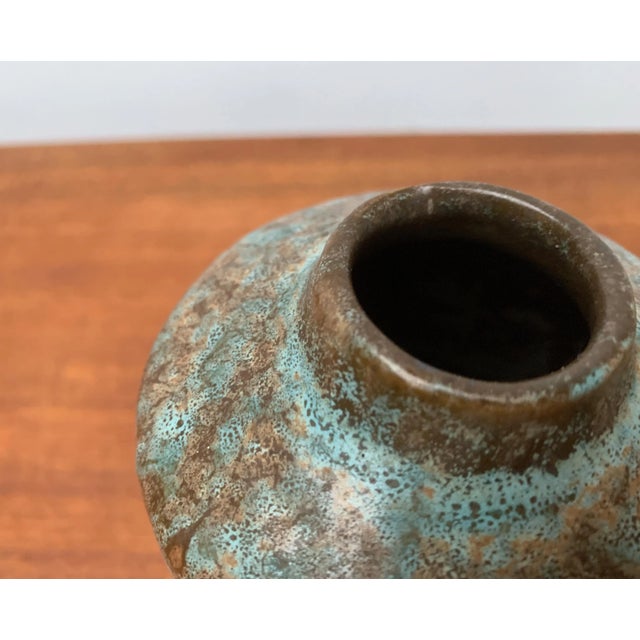 Mid-Century Eastern German GDR Pottery Vase from Strehla Keramik For Sale - Image 5 of 18