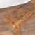 Wood 20th Century Rustic Narrow Console Table From Carpenter’s Workbench For Sale - Image 7 of 13