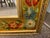 20th Century Wood Folk Floral Mirror For Sale - Image 4 of 9