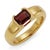 Not Yet Made - Made To Order Garnet Signet Gemstone Ring | January Birthstone Ring | Everyday Stacking Ring Us 7 For Sale - Image 5 of 5