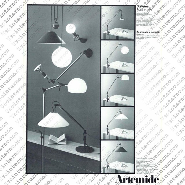 Aggregato Table Lamp by Enzo Mari for Artemide, 1970s For Sale - Image 14 of 15