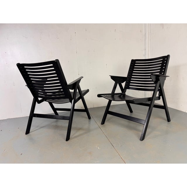 Vintage Rex Easy Chairs in Plywood by Niko Kralj for Stol Kamnik, 1960s, Set of 2 For Sale - Image 6 of 10