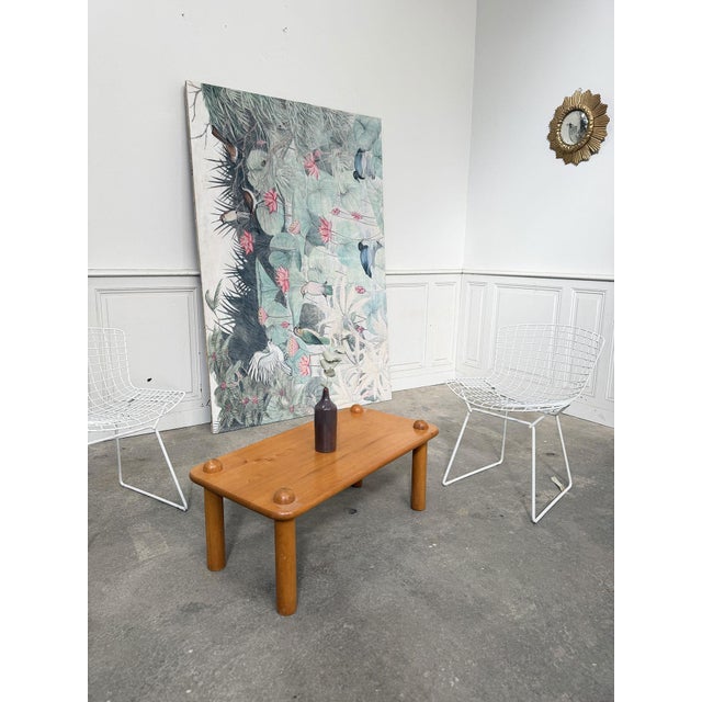 Pine Coffee Table, 1970s For Sale - Image 9 of 9