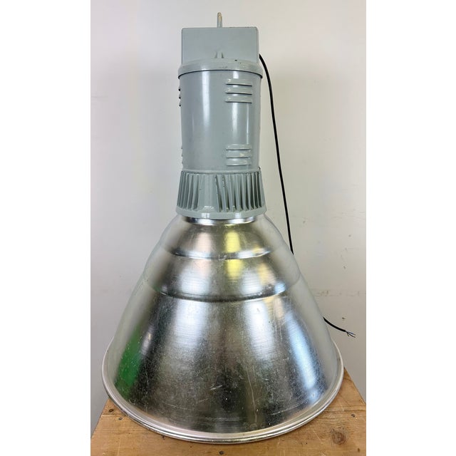 Large Industrial Aluminium Pendant Light from Elektrosvit, 1960s For Sale - Image 15 of 18