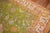 Folk Art Antique Zabihi Collection Apple Green Turkish Oushak Rug - 8'8" x 10'7" For Sale - Image 3 of 12
