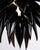 Ceramic Aloe Blossom Large Anniversary Pendant Light with Black Porcelain Leaves by Jeremy Cole, 2004 For Sale - Image 7 of 15