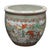 Chinese Pair of Chinese Famille Verte Large Porcealin Planters For Sale - Image 3 of 4
