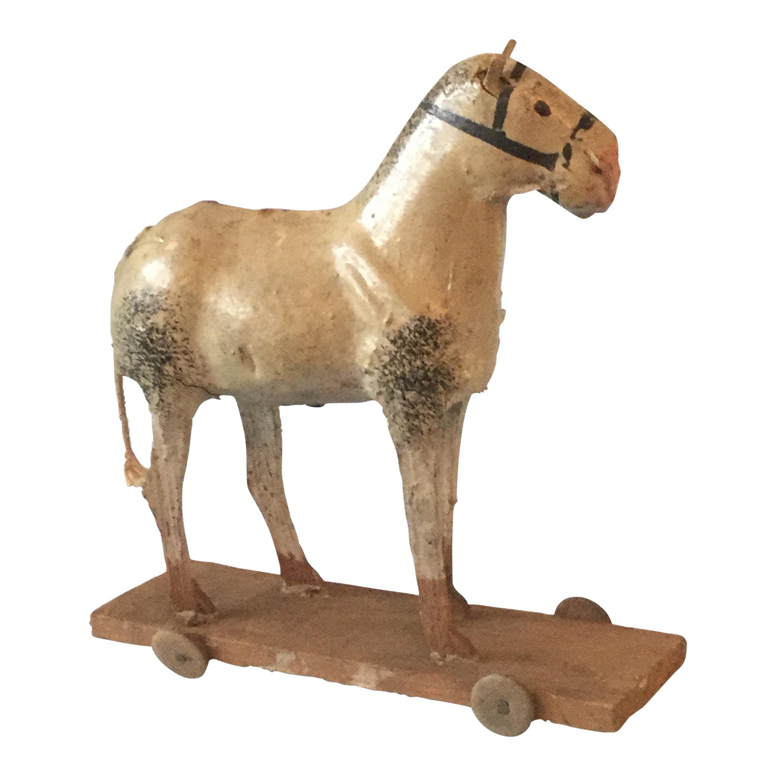 Antique Paper Mache Horse Chairish