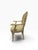 Vintage Italian Venetian Grotto Hollywood Regency Style Carved Shell Back Armchair For Sale - Image 4 of 14