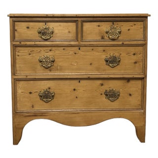 Antique English Pine Chest of Drawers For Sale