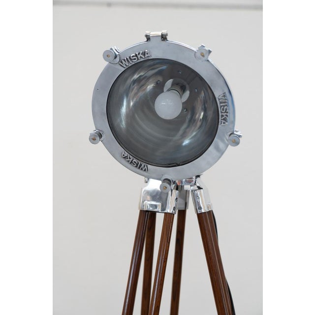 Vintage Nautical Projector Tripod Floor Lamps WISKA, 1990s, Set of 2 For Sale - Image 17 of 18