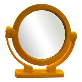 Mid-Century Modern Rotating Double-Sided Magnifying Parlour Mirror, 1960s For Sale