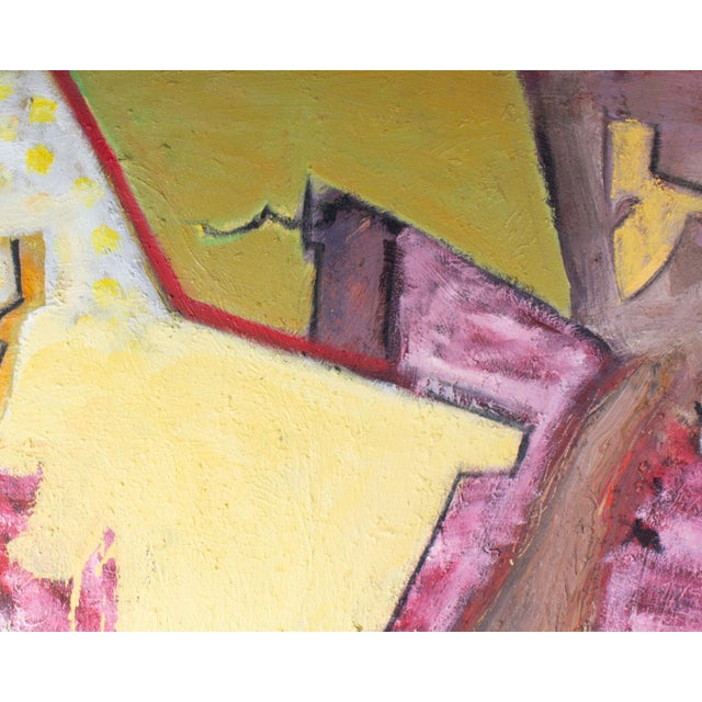 Abstract Oil on Canvas Painting by James L. Bruch For Sale In Indianapolis - Image 6 of 7