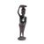 Carved Kenyan Ebony Village Figures, Set of Six, 1950-70 For Sale - Image 13 of 15