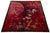 Textile Antique 1920s Chinese Art Deco Wool Rug in Rich Ruby, Plum & Magenta 9x11 For Sale - Image 7 of 13