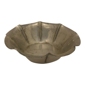 Mid 20th Century Solid Pewter Mid Century Trinket Candy Bowl