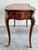 1940s Louis XV Style Inlaid Writing Desk With Ormolu Mounts & Marquetry Top For Sale - Image 4 of 15