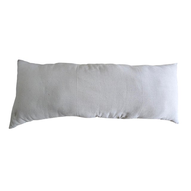 Blue Handcrafted Custom San Francisco Pennant Flag Lumbar Pillow For Sale - Image 8 of 11