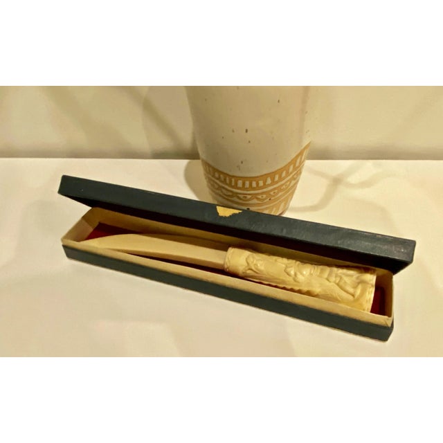 Vintage Native Bone Letter Opener From Chukotka For Sale In New York - Image 6 of 8