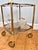 Vintage Art Deco Italian Brass Serving Cart For Sale - Image 6 of 8