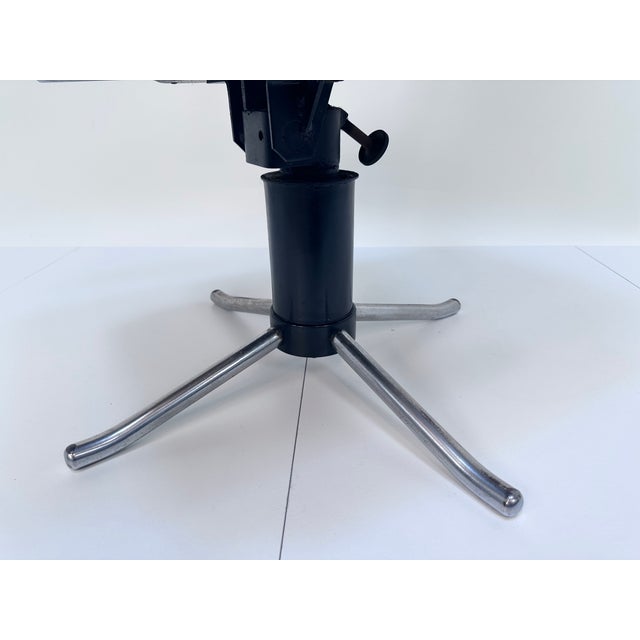 Early Steel Tube Swivel Desk Chair with Tilt from Mauser Werke Waldeck, Germany, 1930s For Sale - Image 15 of 18
