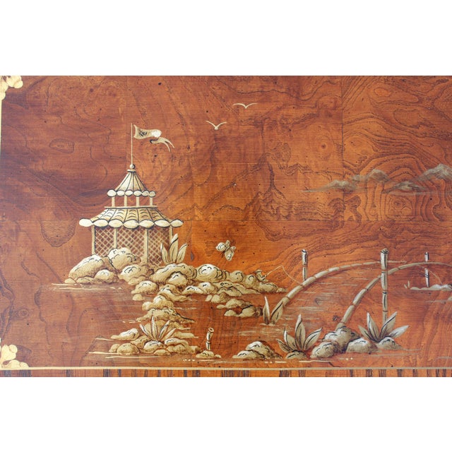 Chinoiserie Hekman Chinoiserie Drop-Front Desk For Sale - Image 3 of 18