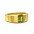 Silver, Gold Round Peridot Ring For Men's. Mens Solitaire Peridot Ring. Baguette Cut Peridot Ring. Metal: 925 silver plus...