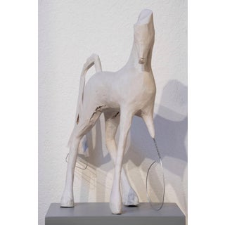 King of Pain by Shelli Langdale | Paper and mixed media sculpture of a horse For Sale