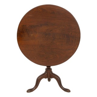 American Mahogany Tripod Table, 19th Century For Sale