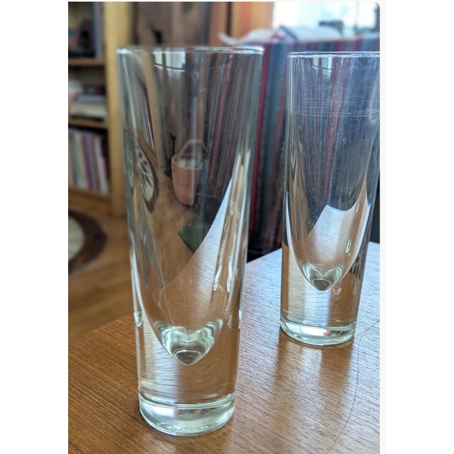 Bring a touch of early 2000s modern design to your table with this complete set of six Habitat “Bullet” highball glasses,...