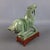 Chinese Jade Horse Sculpture on Wooden Base, 20th Century For Sale - Image 4 of 18