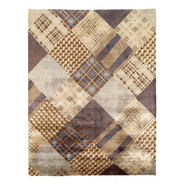 2020s Fine Hand Knotted Modern Rug For Sale - Image 4 of 4