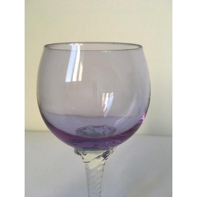 Postmodern Murano Glass Goblet, Italy, 1960s For Sale - Image 6 of 15