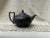 Stone Georgian Style Wedgwood Black Basalt Jasperware Teapot For Sale - Image 7 of 12