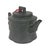 Chinese Late 20th Century Chinese Black Clay Teapot With Gilt Calligraphy For Sale - Image 3 of 11