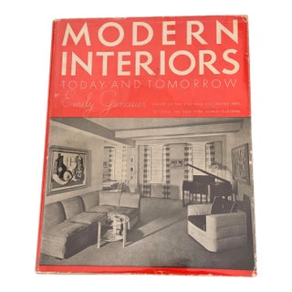Modern Interiors Today and Tomorrow by Emily Genauer For Sale