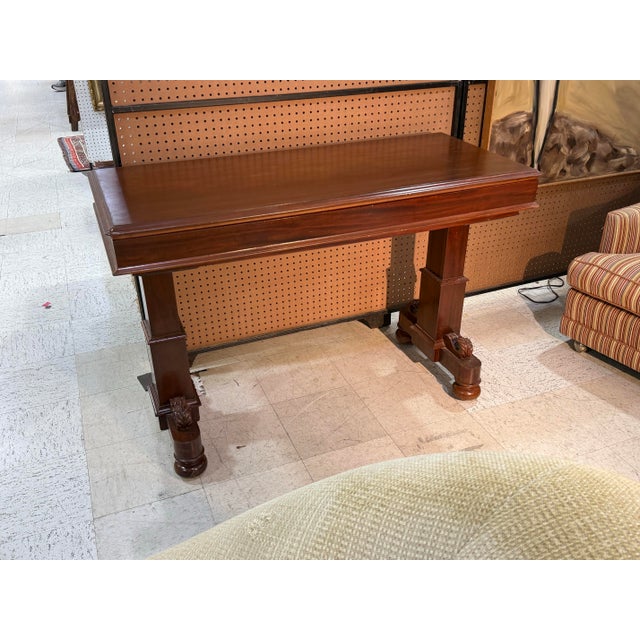 A lovely Edwardian English Server. The Piece has a lever whereas you can slide it up and down thus make it a console of a...