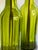 Blenko Large Pair Blenko Mid Century Olive-Green Ribbed Vases Now as Lamps For Sale - Image 4 of 7