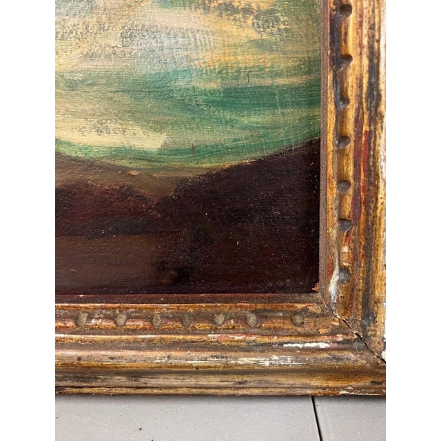 1940s Oil on Board of New Hampshire Coastal Scene For Sale - Image 5 of 12