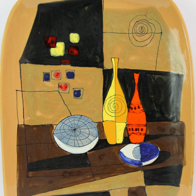 Ceramic Large Italian Ceramic, 1960s For Sale - Image 7 of 9