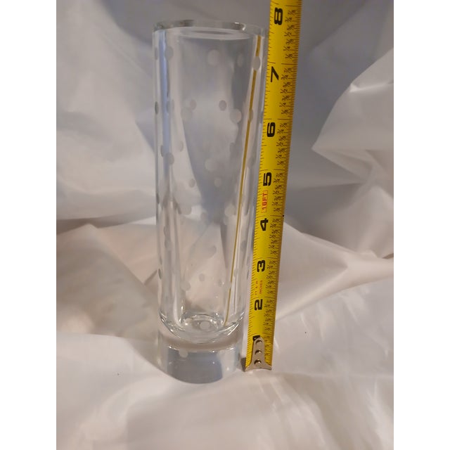 Glass Kate Spade 7" Dot Bud Vase For Sale - Image 7 of 8
