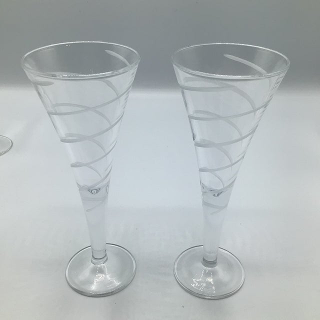 Glass Mikasa Cordial Glasses- Assorted Design Set of 9 For Sale - Image 7 of 12