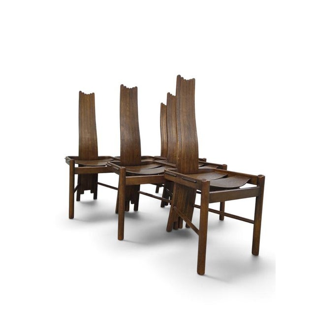 Contemporary Norwegian Dining Chairs from Allmilmö, Set of 6 For Sale - Image 3 of 8