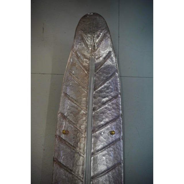 Murano Art Glass Pink and White Wall Light and Sconces, 1990 For Sale - Image 4 of 10