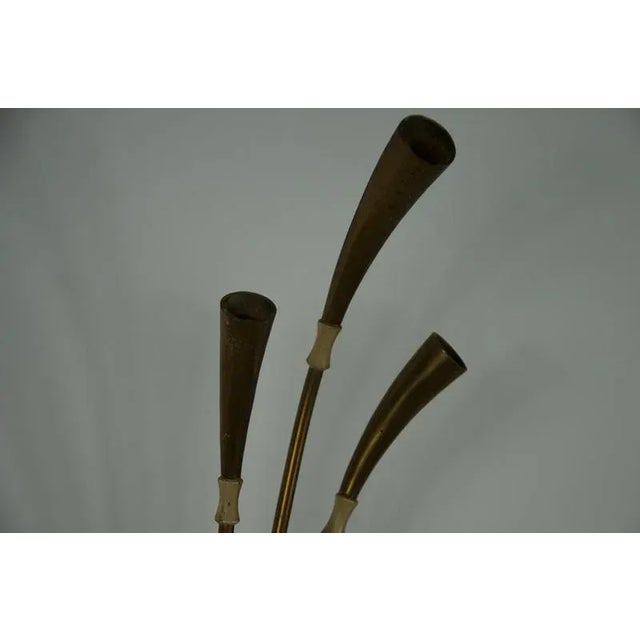 Brass Wall Lamps by Oscar Torlasco for Arredoluce, Italy, 1960s, Set of 2 For Sale - Image 12 of 17