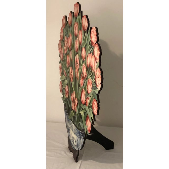 Art Deco Trompe L'oeil Elephant, Free-Standing Fire Screen For Sale - Image 3 of 4