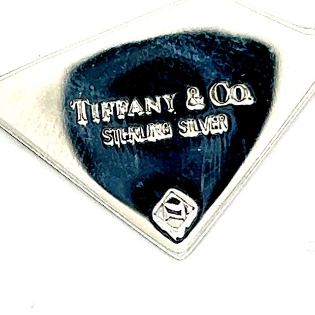 Tiffany & Co Estate Abstract Brooch Sterling Silver 14.8 Grams For Sale - Image 4 of 9