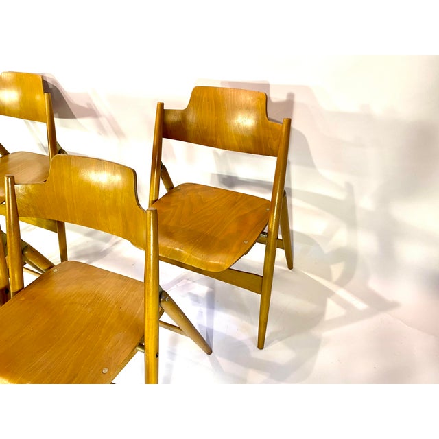 Folding Chairs by Egon Eiermann for Wilde+Spieth, 1970s, Set of 4 For Sale - Image 12 of 18