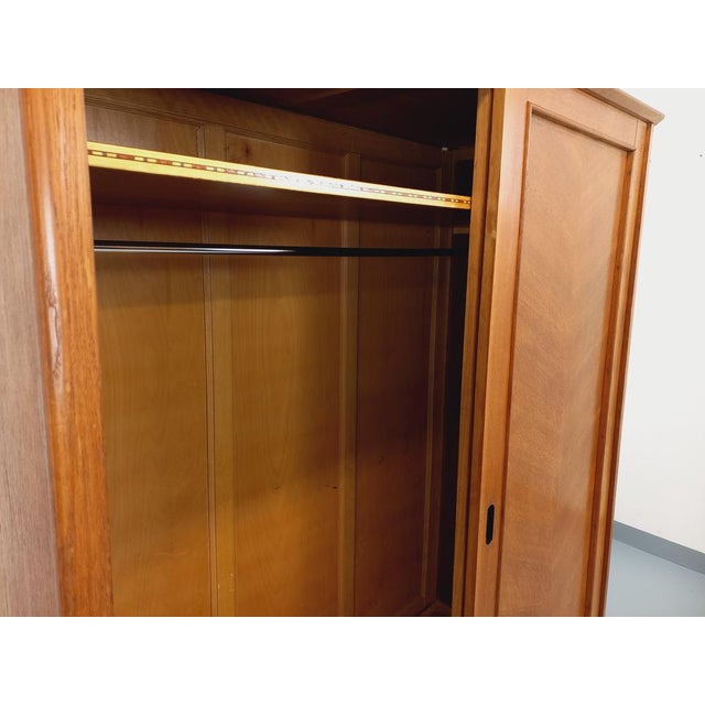 Vintage Oak Wardrobe, 1960s For Sale - Image 11 of 18