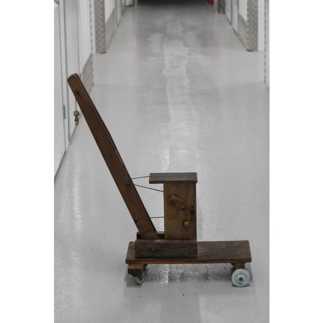 Wooden Mobile Crane Truck, 1950s For Sale - Image 13 of 18